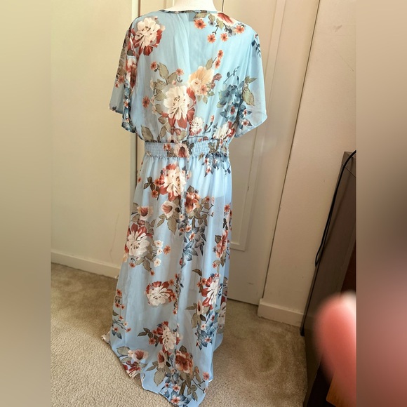 Sheer cover up with a floral print,  XL, NWOT - Picture 6 of 10